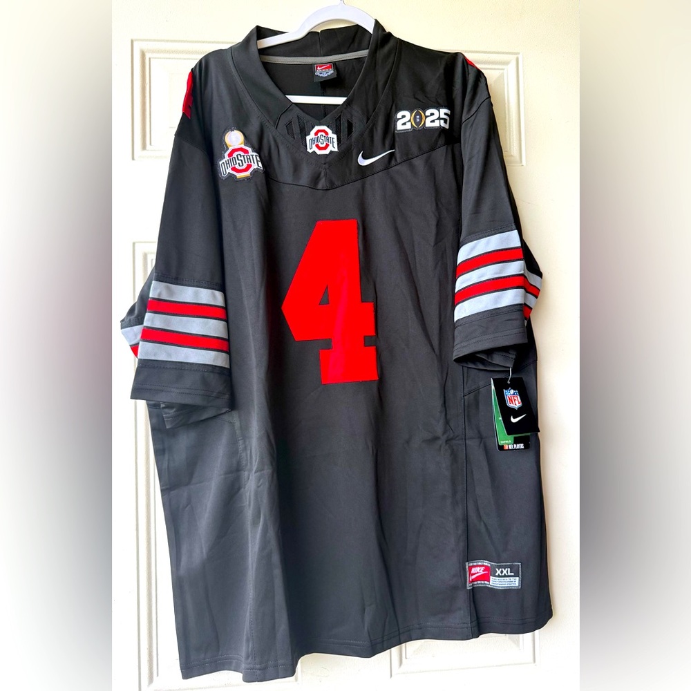 Nike Black and Red Athletic Jersey
